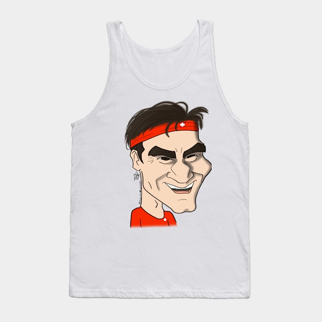 Roger Federer Tank Top by Luzinha